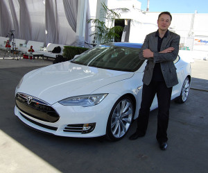 Elon Musk (CEO) Tesla Motors ModelS