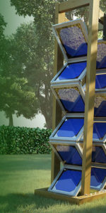 3D Solar Panel Tower