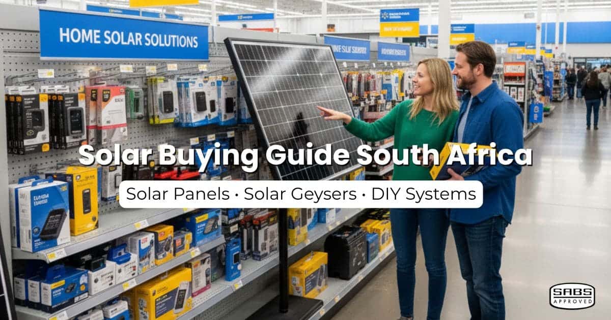 Solar Buying Guide South Africa 2025 – Panels & Geysers